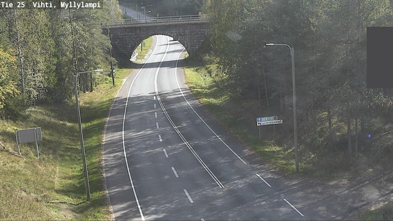 Weather Camera Image Road 25 Lohja Myllylampi, Lohja, Uusimaa