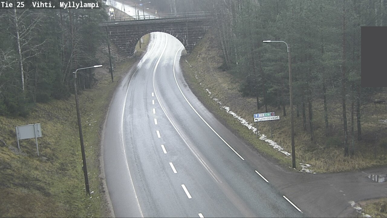Weather Camera Image Road 25 Lohja Myllylampi, Lohja, Uusimaa