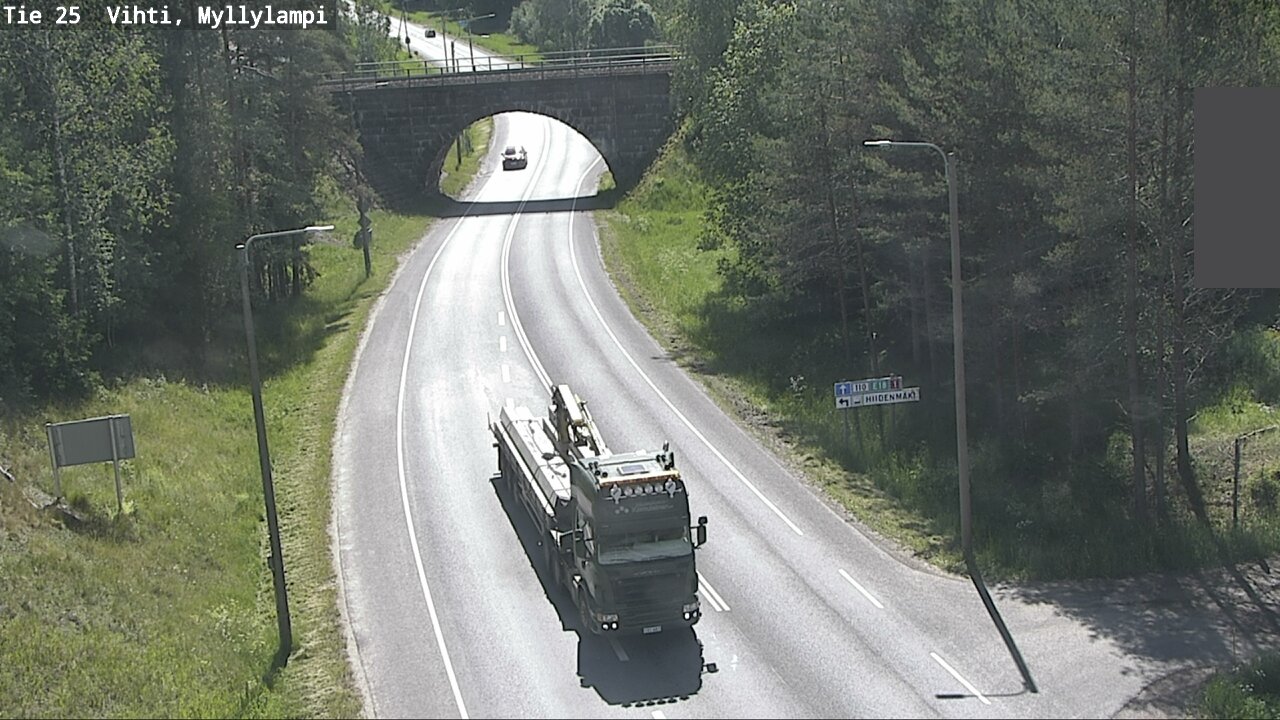 Kelikamerat Kuva Tie 25 Lohja Myllylampi, Lohja, Uusimaa