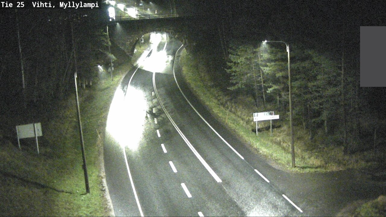 Weather Camera Image Väg 25 Lojo Myllylampi, Lohja, Uusimaa