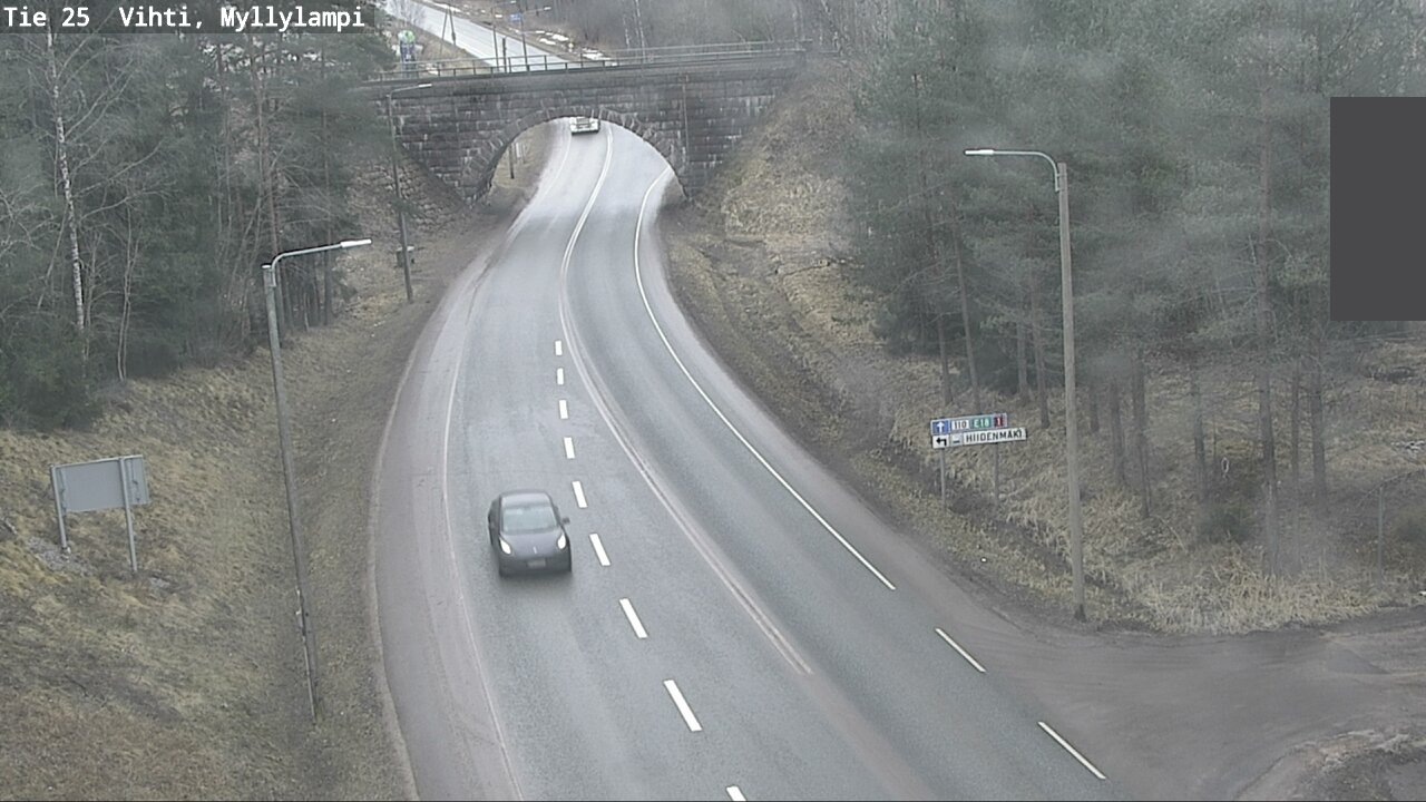 Weather Camera Image Road 25 Lohja Myllylampi, Lohja, Uusimaa
