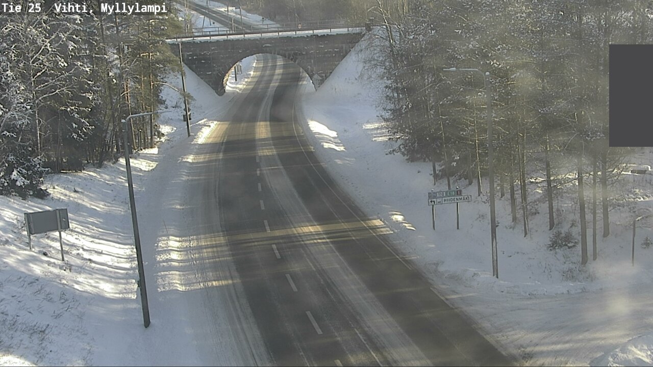 Weather Camera Image Road 25 Lohja Myllylampi, Lohja, Uusimaa