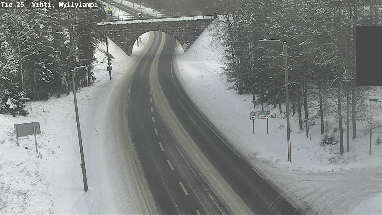 Weather Camera Image Road 25 Lohja Myllylampi, Lohja, Uusimaa