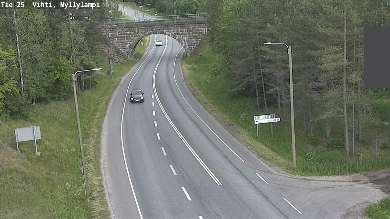 Kelikamerat Kuva Tie 25 Lohja Myllylampi, Lohja, Uusimaa