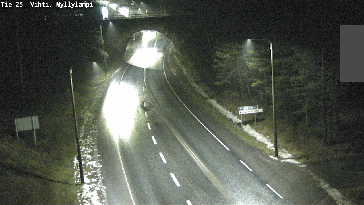 Weather Camera Image Väg 25 Lojo Myllylampi, Lohja, Uusimaa