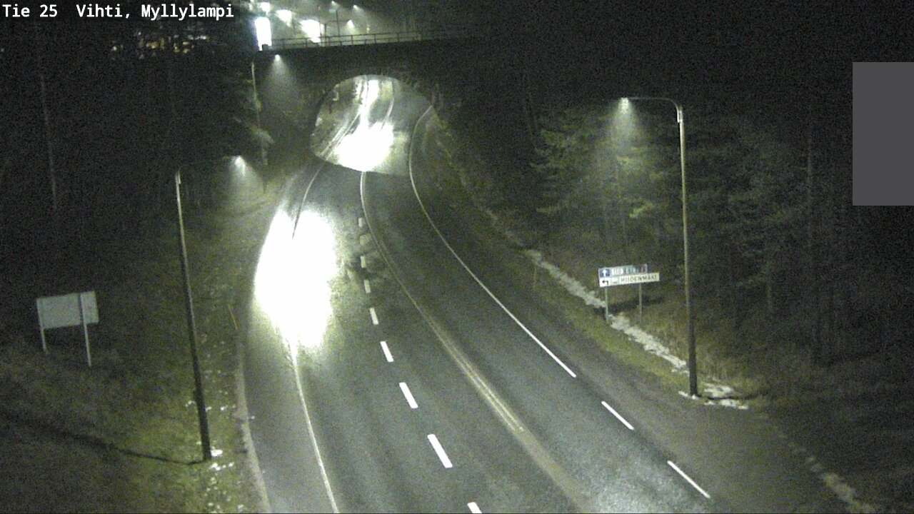 Weather Camera Image Road 25 Lohja Myllylampi, Lohja, Uusimaa