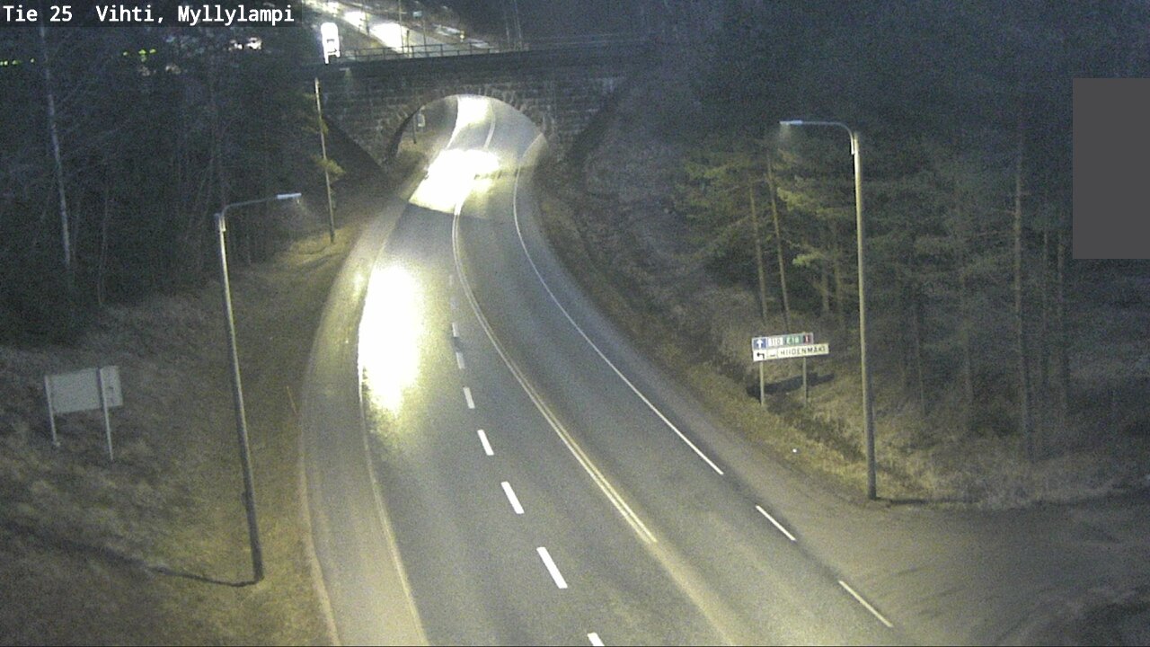 Kelikamerat Kuva Tie 25 Lohja Myllylampi, Lohja, Uusimaa