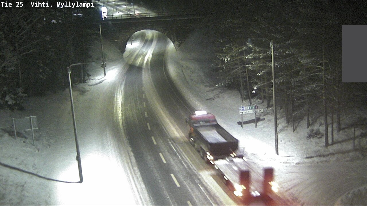 Weather Camera Image Road 25 Lohja Myllylampi, Lohja, Uusimaa