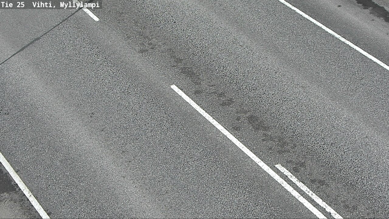 Weather Camera Image Väg 25 Lojo Myllylampi, Lohja, Uusimaa