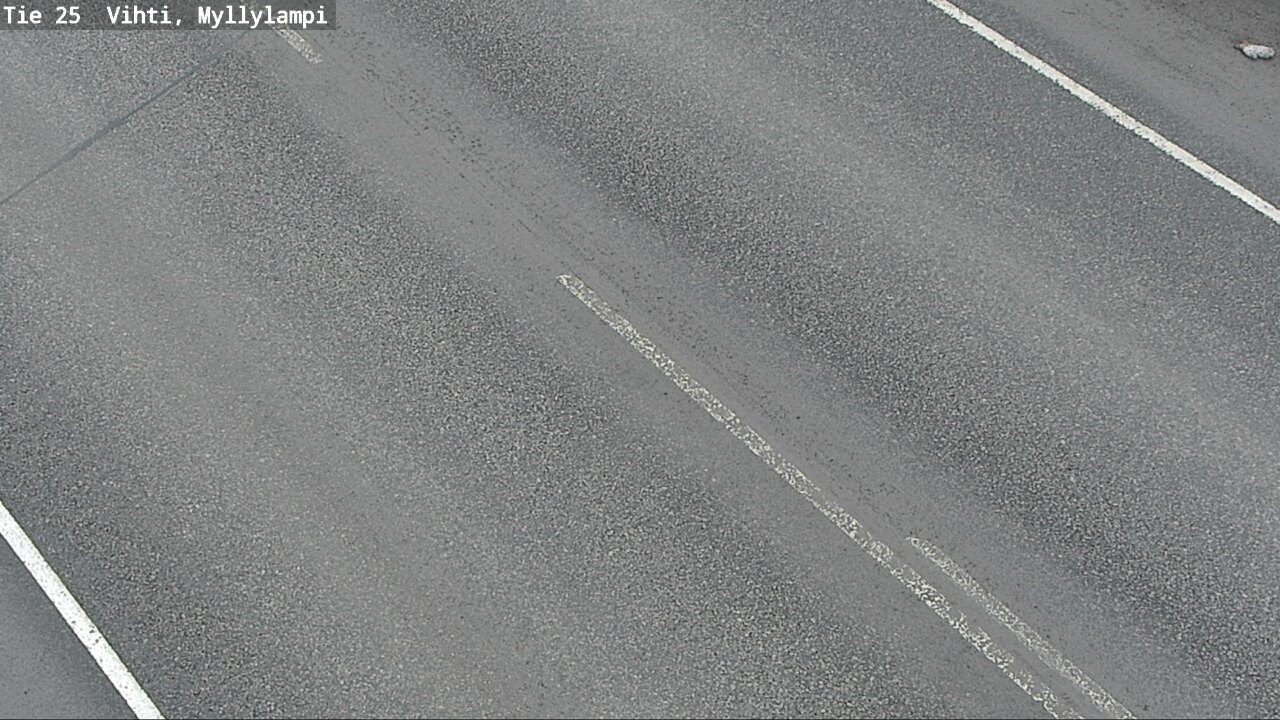 Weather Camera Image Väg 25 Lojo Myllylampi, Lohja, Uusimaa