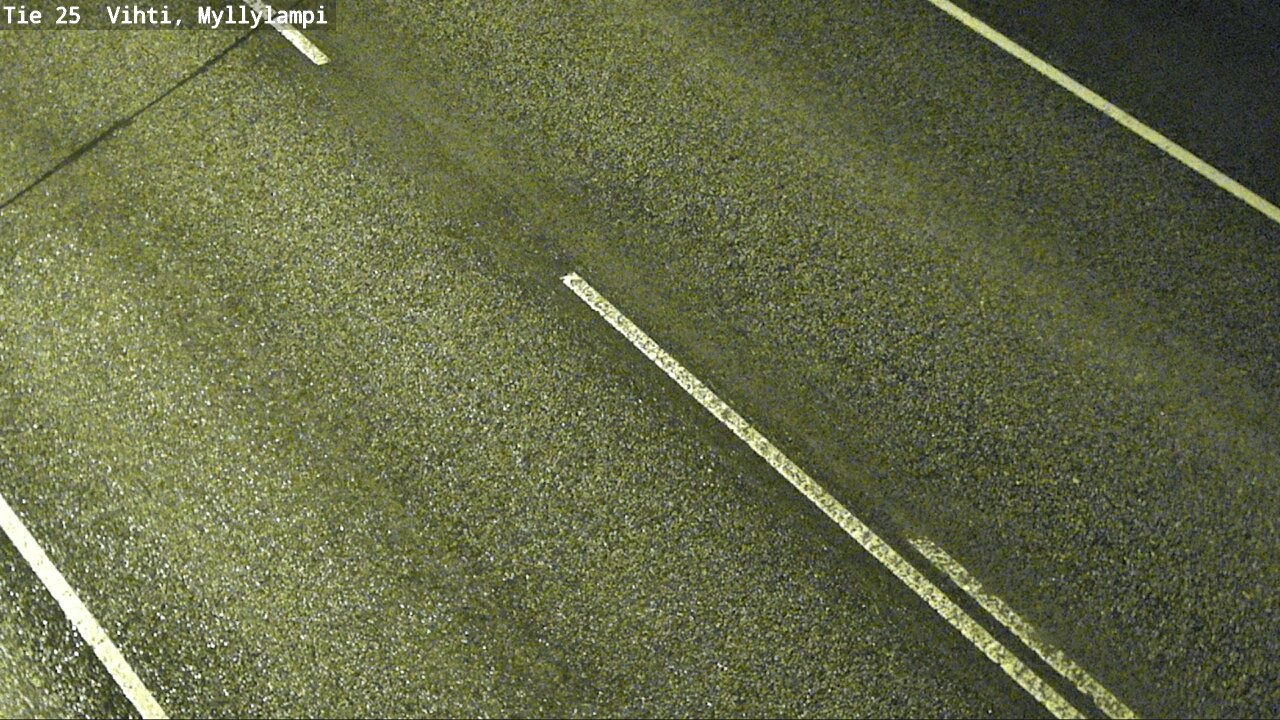 Weather Camera Image Väg 25 Lojo Myllylampi, Lohja, Uusimaa