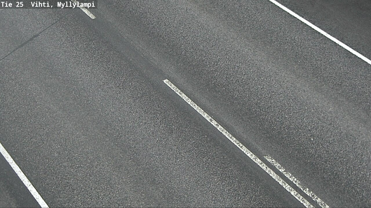 Weather Camera Image Väg 25 Lojo Myllylampi, Lohja, Uusimaa