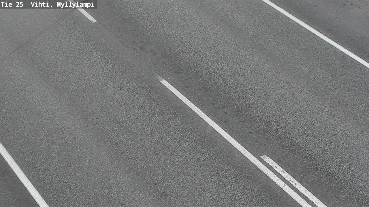 Weather Camera Image Väg 25 Lojo Myllylampi, Lohja, Uusimaa