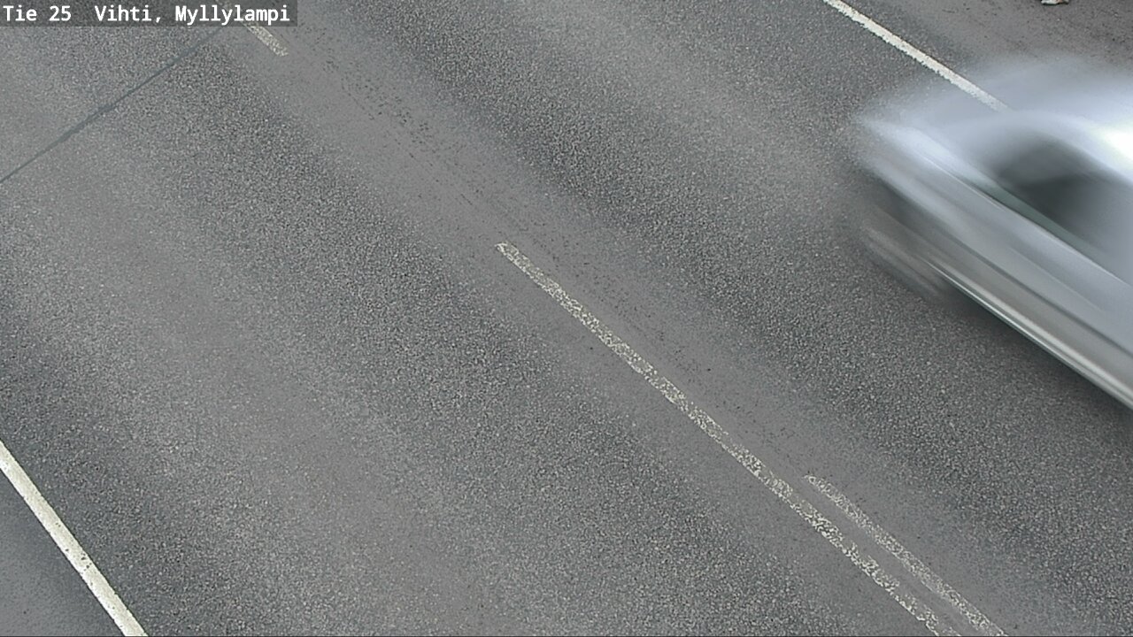 Weather Camera Image Väg 25 Lojo Myllylampi, Lohja, Uusimaa