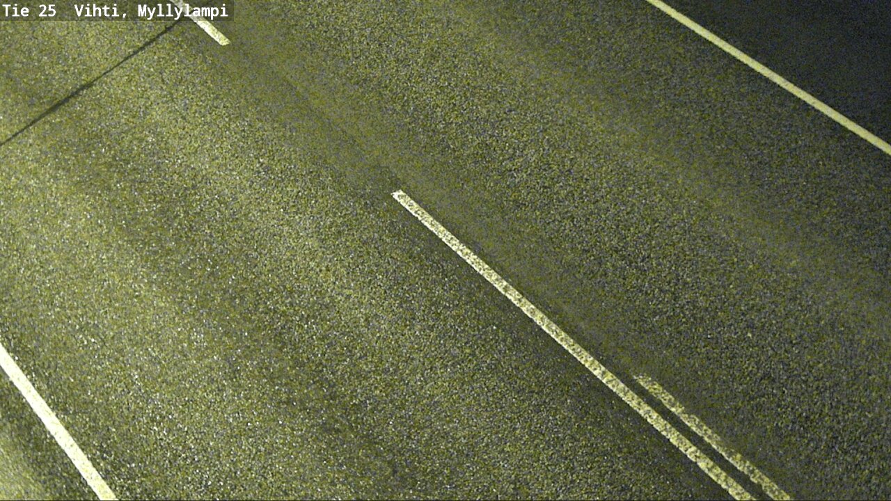Weather Camera Image Väg 25 Lojo Myllylampi, Lohja, Uusimaa