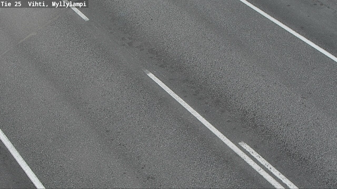 Weather Camera Image Väg 25 Lojo Myllylampi, Lohja, Uusimaa