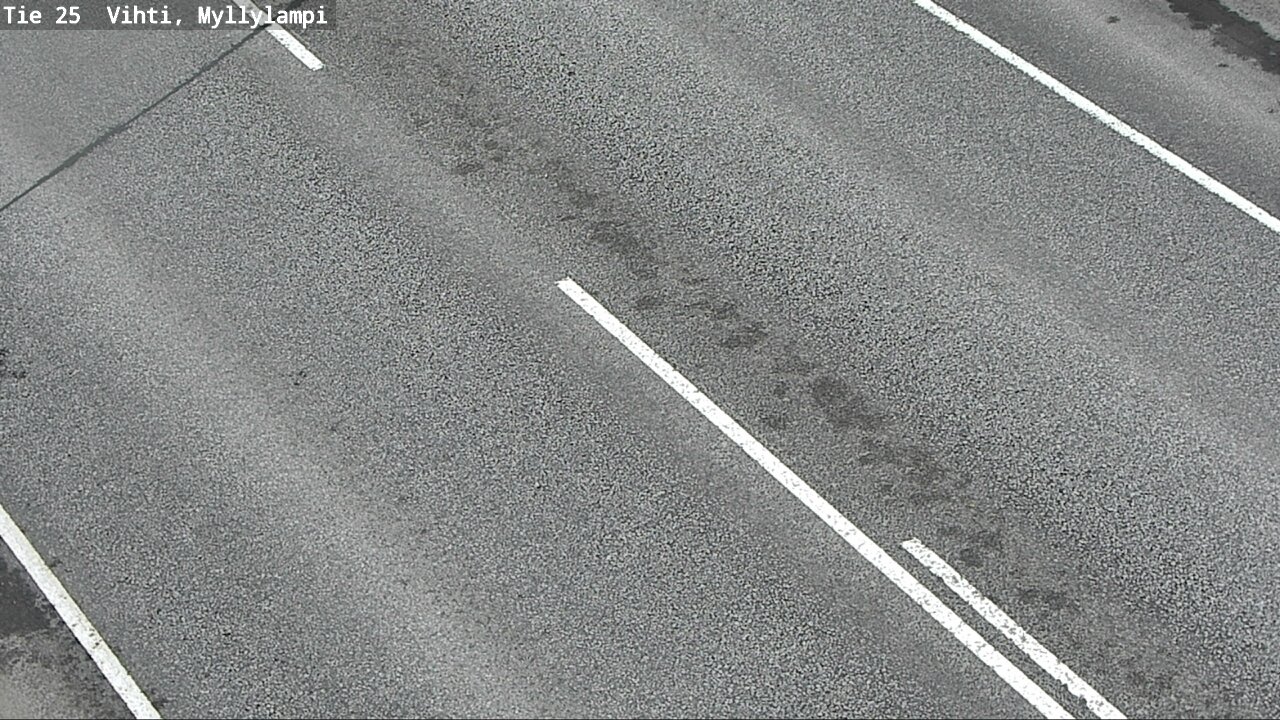 Weather Camera Image Väg 25 Lojo Myllylampi, Lohja, Uusimaa