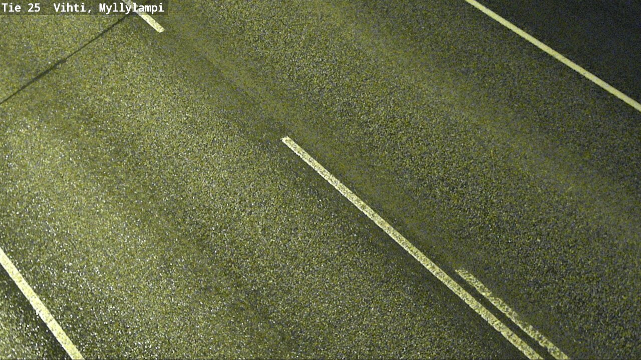 Weather Camera Image Väg 25 Lojo Myllylampi, Lohja, Uusimaa