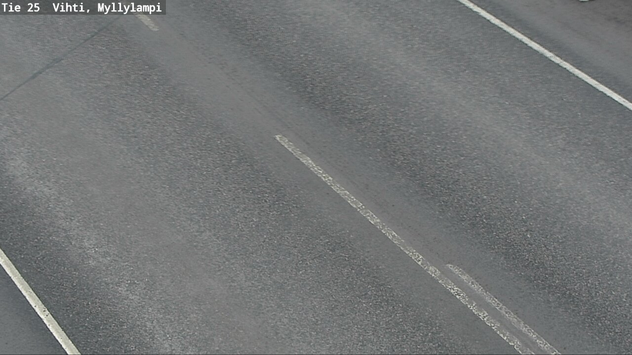 Weather Camera Image Väg 25 Lojo Myllylampi, Lohja, Uusimaa