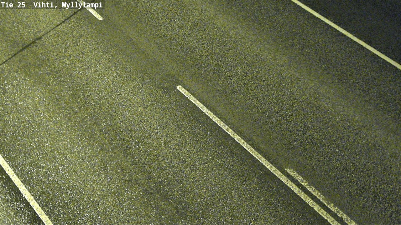 Weather Camera Image Väg 25 Lojo Myllylampi, Lohja, Uusimaa