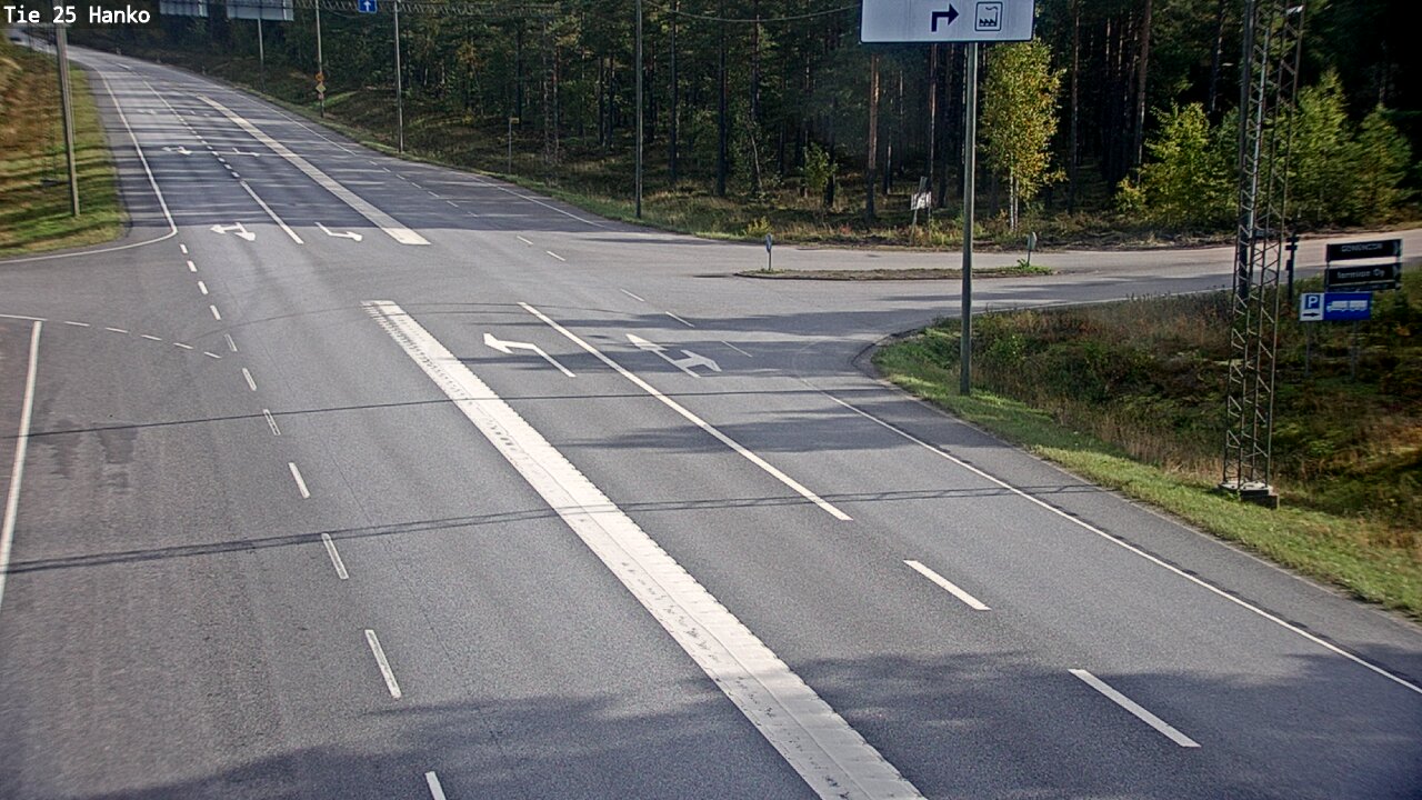 Weather Camera Image Väg 25 Hangö, Hanko, Uusimaa