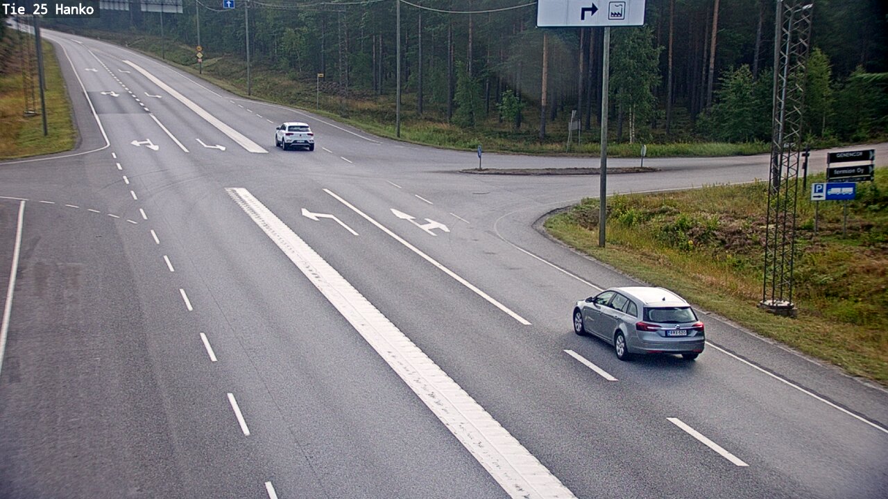 Weather Camera Image Väg 25 Hangö, Hanko, Uusimaa