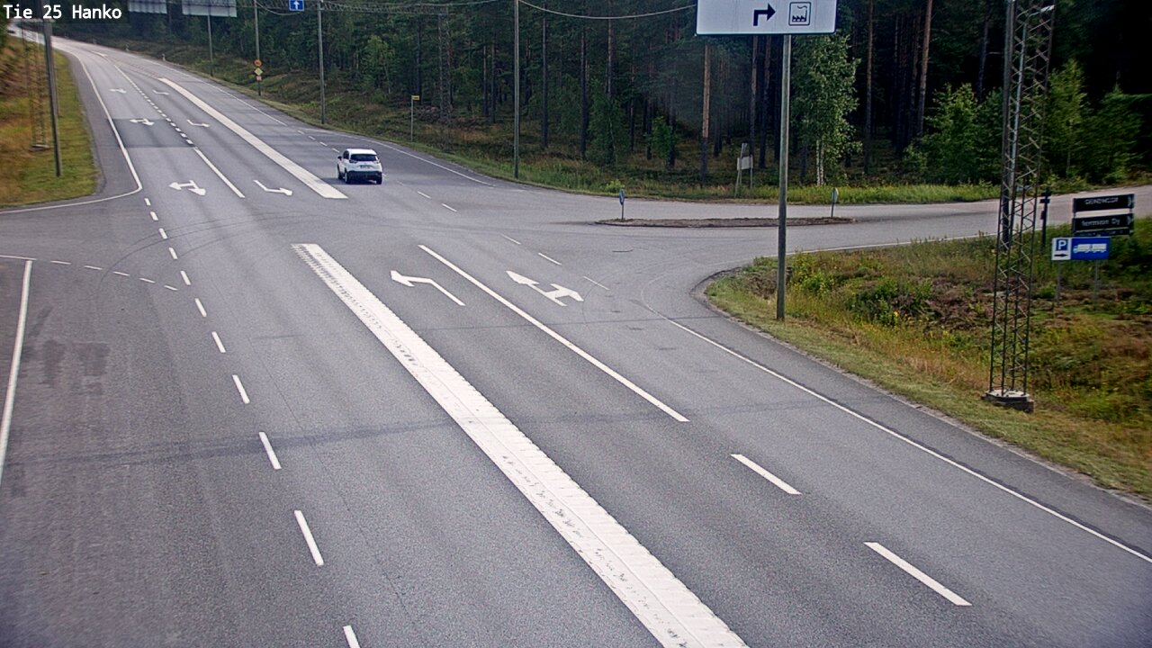 Weather Camera Image Väg 25 Hangö, Hanko, Uusimaa