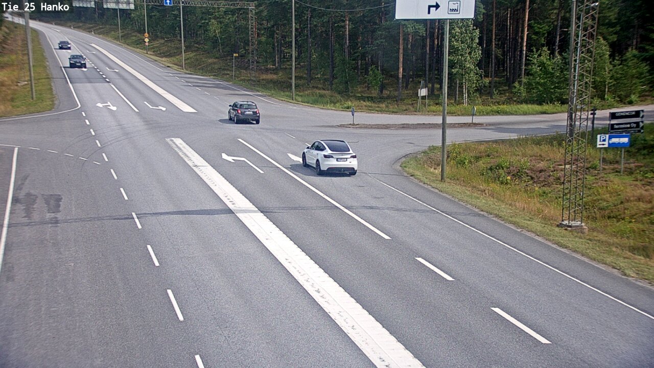 Weather Camera Image Väg 25 Hangö, Hanko, Uusimaa