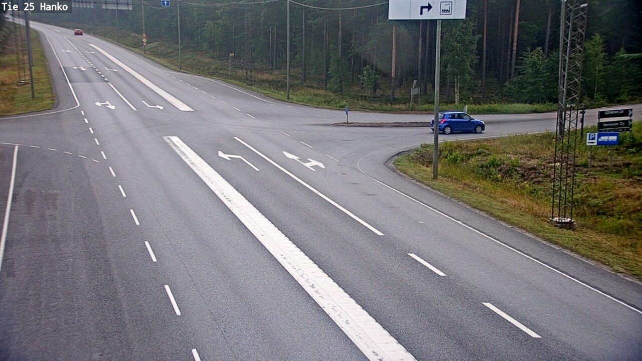 Weather Camera Image Väg 25 Hangö, Hanko, Uusimaa