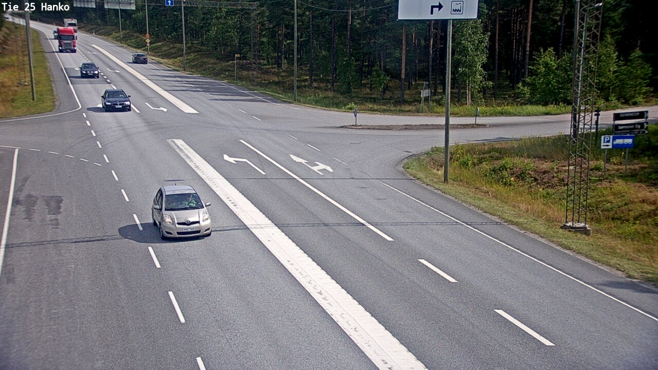 Weather Camera Image Väg 25 Hangö, Hanko, Uusimaa
