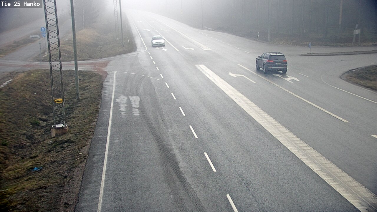 Weather Camera Image Väg 25 Hangö, Hanko, Uusimaa