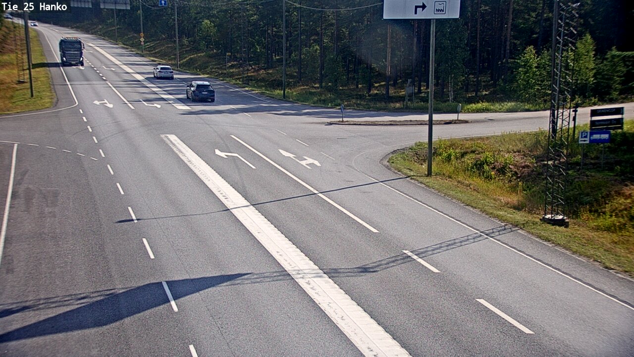 Weather Camera Image Väg 25 Hangö, Hanko, Uusimaa