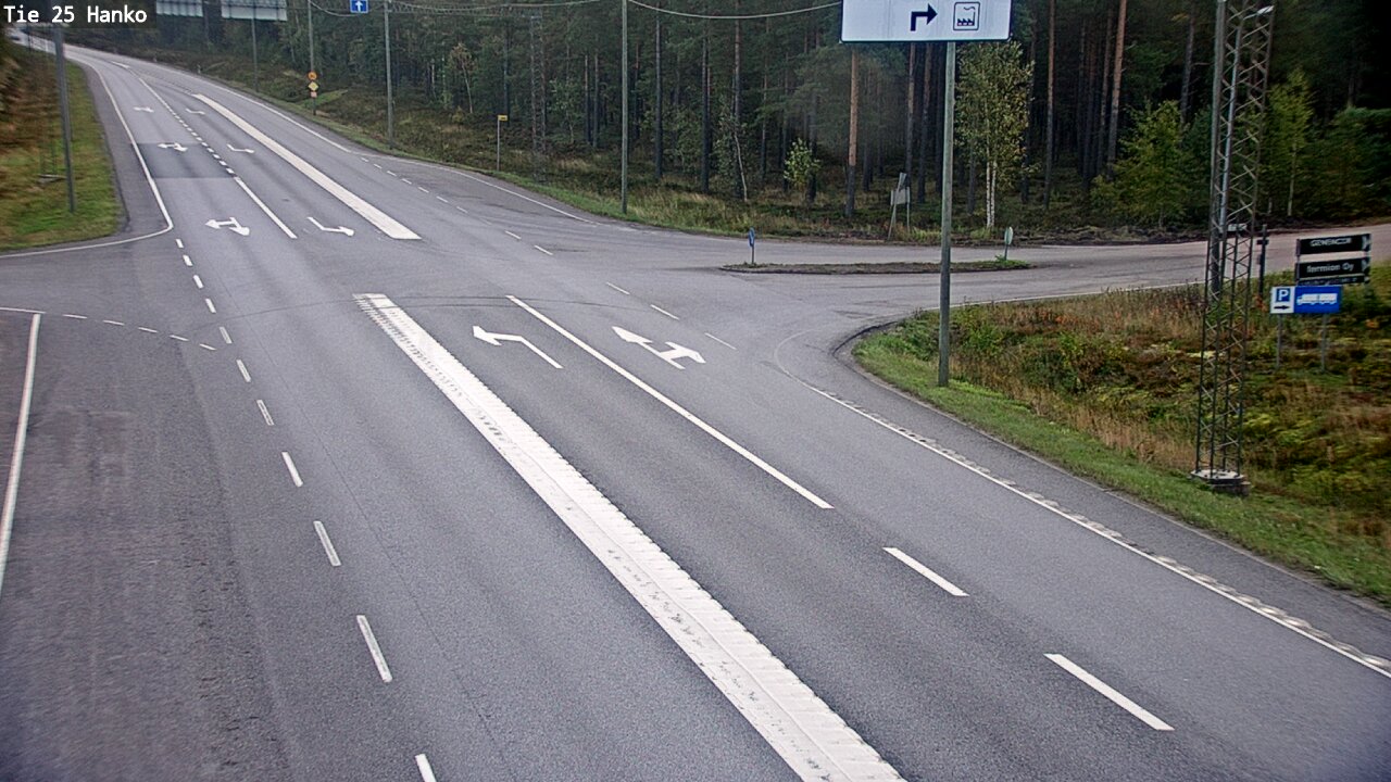 Weather Camera Image Väg 25 Hangö, Hanko, Uusimaa