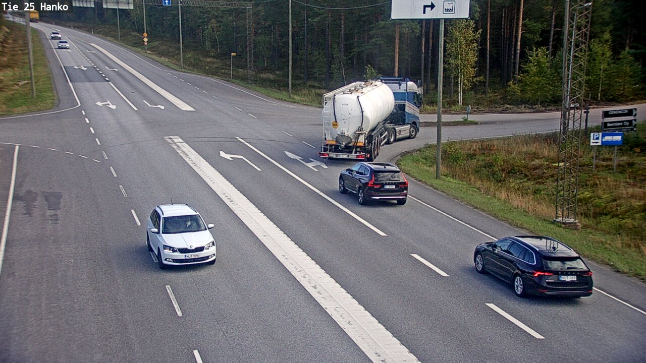 Weather Camera Image Väg 25 Hangö, Hanko, Uusimaa