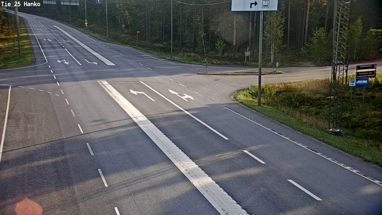 Weather Camera Image Väg 25 Hangö, Hanko, Uusimaa