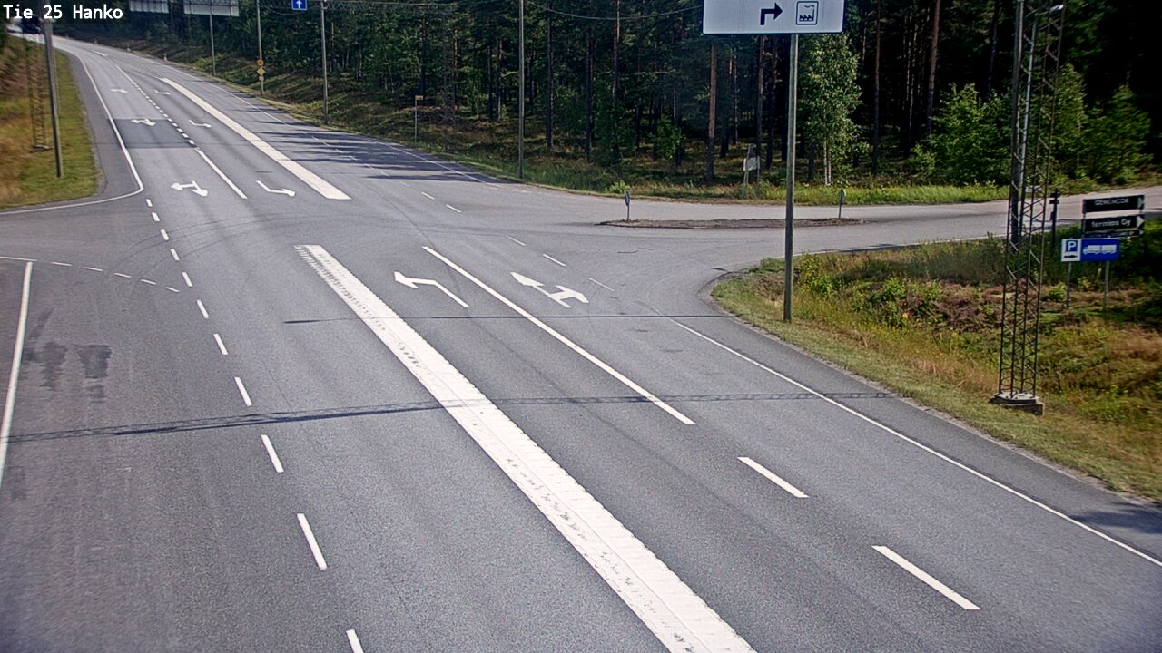 Weather Camera Image Väg 25 Hangö, Hanko, Uusimaa