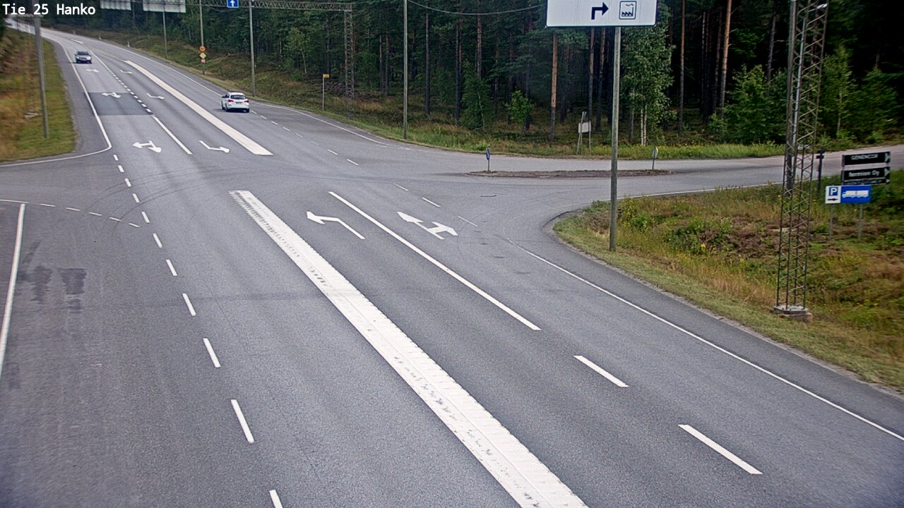 Weather Camera Image Väg 25 Hangö, Hanko, Uusimaa