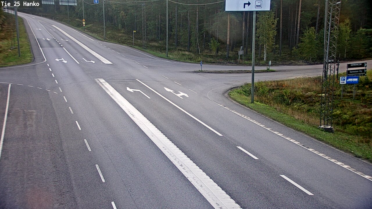 Weather Camera Image Väg 25 Hangö, Hanko, Uusimaa