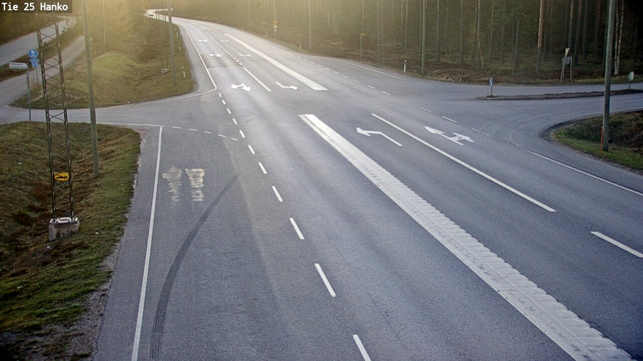 Weather Camera Image Väg 25 Hangö, Hanko, Uusimaa