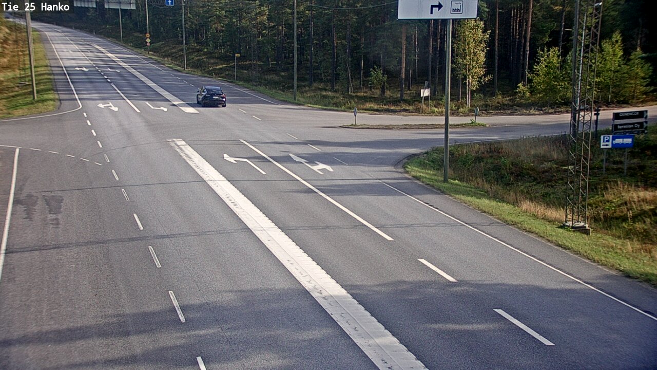 Weather Camera Image Väg 25 Hangö, Hanko, Uusimaa