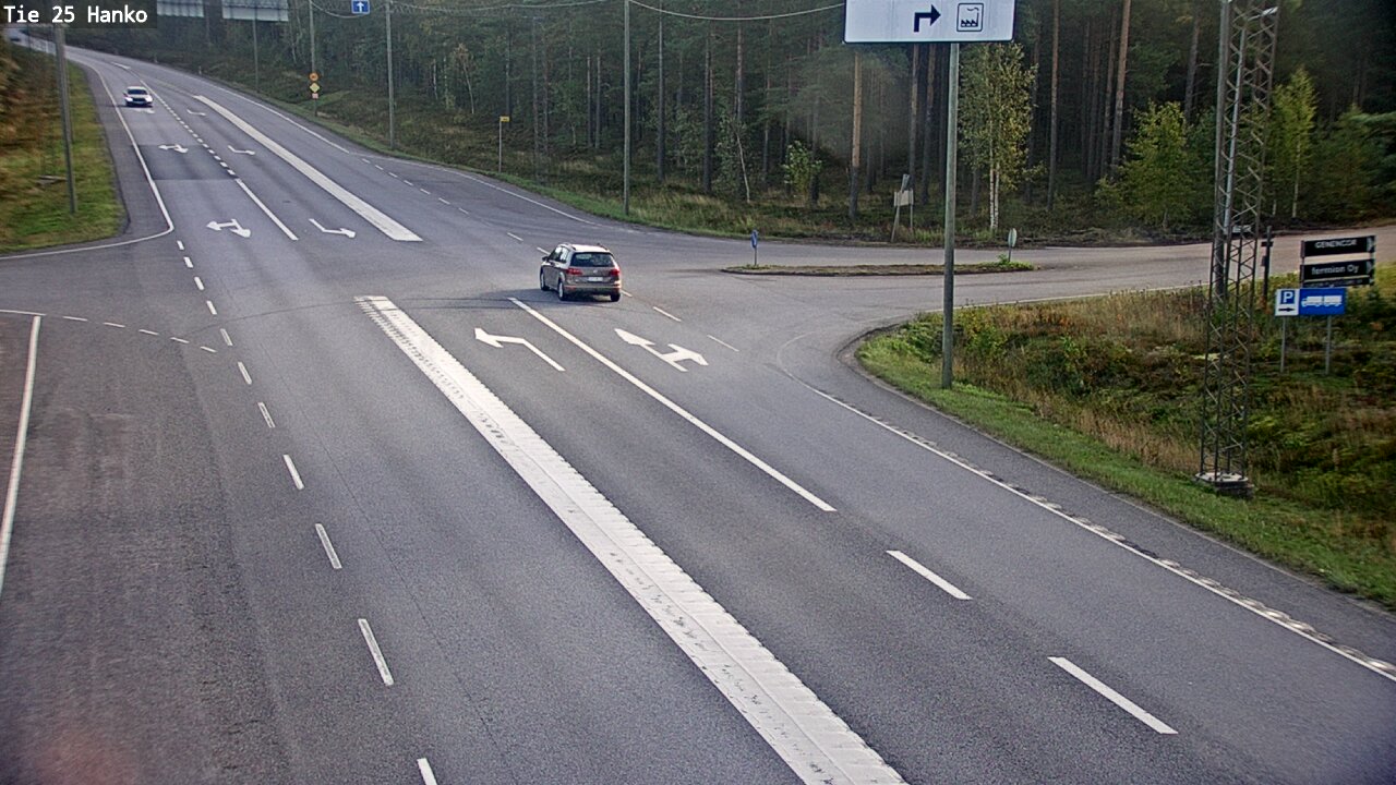 Weather Camera Image Väg 25 Hangö, Hanko, Uusimaa