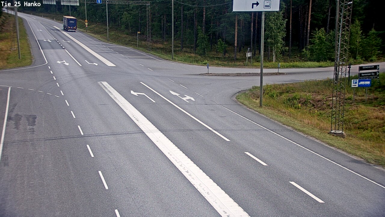 Weather Camera Image Väg 25 Hangö, Hanko, Uusimaa
