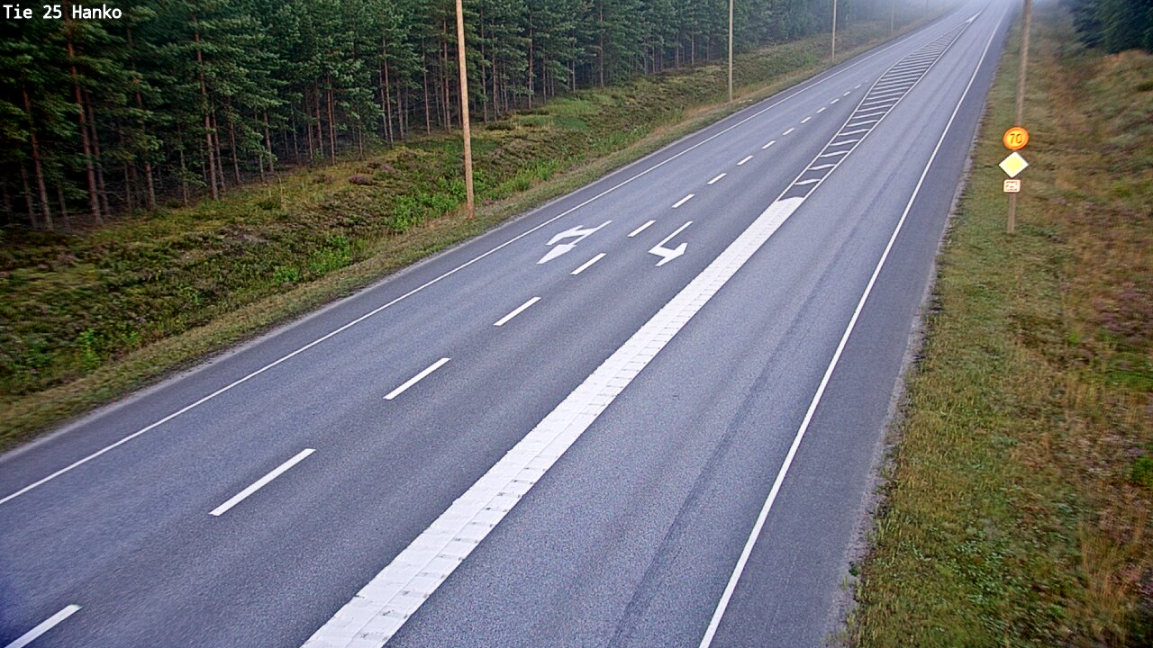 Weather Camera Image Väg 25 Hangö, Hanko, Uusimaa