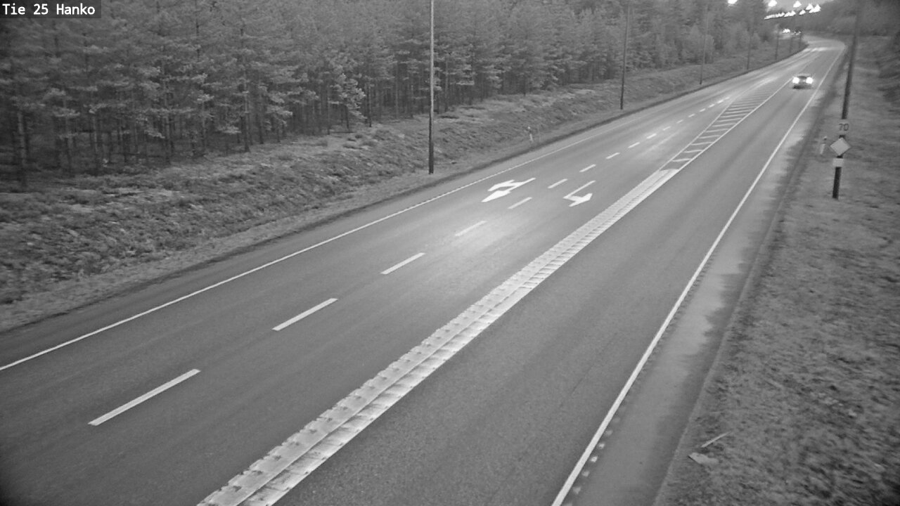 Weather Camera Image Väg 25 Hangö, Hanko, Uusimaa