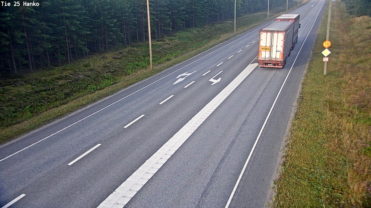 Weather Camera Image Väg 25 Hangö, Hanko, Uusimaa