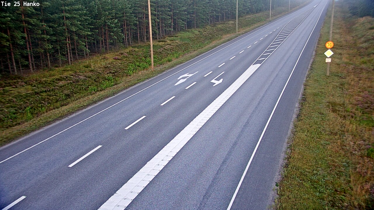 Weather Camera Image Väg 25 Hangö, Hanko, Uusimaa