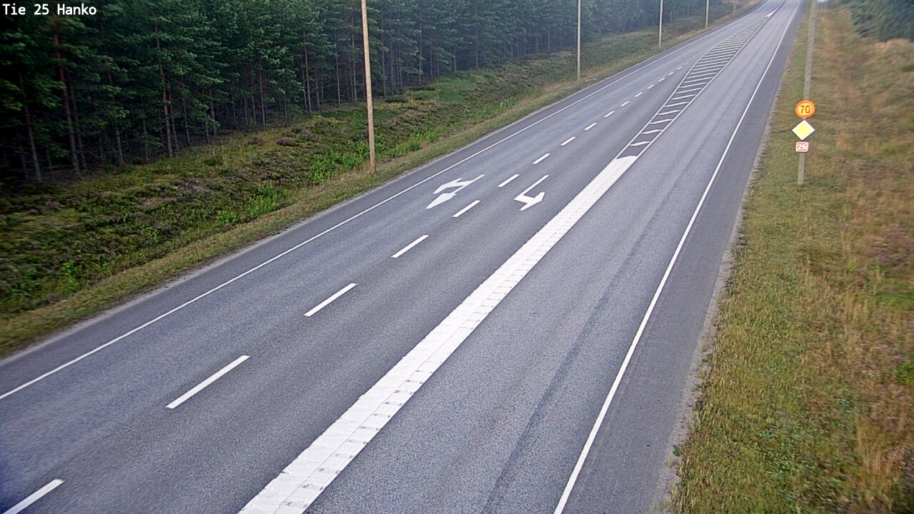 Weather Camera Image Väg 25 Hangö, Hanko, Uusimaa