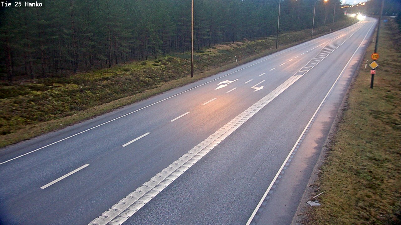 Weather Camera Image Väg 25 Hangö, Hanko, Uusimaa