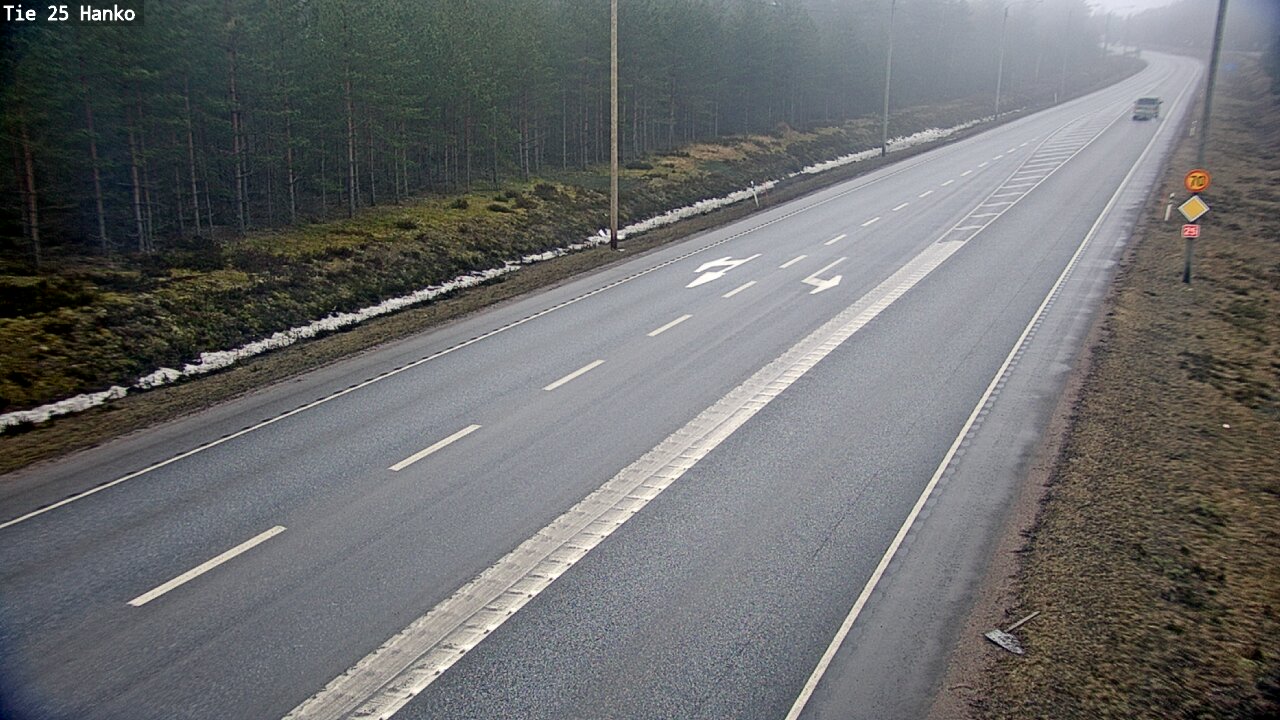 Weather Camera Image Väg 25 Hangö, Hanko, Uusimaa