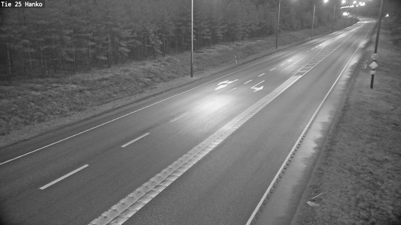 Weather Camera Image Väg 25 Hangö, Hanko, Uusimaa